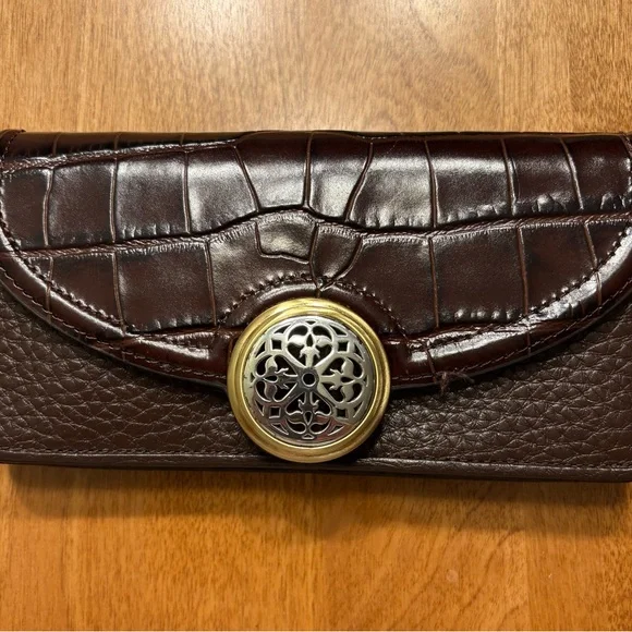 Brighton Sia Large Wallet in chocolate - Picture 2 of 6